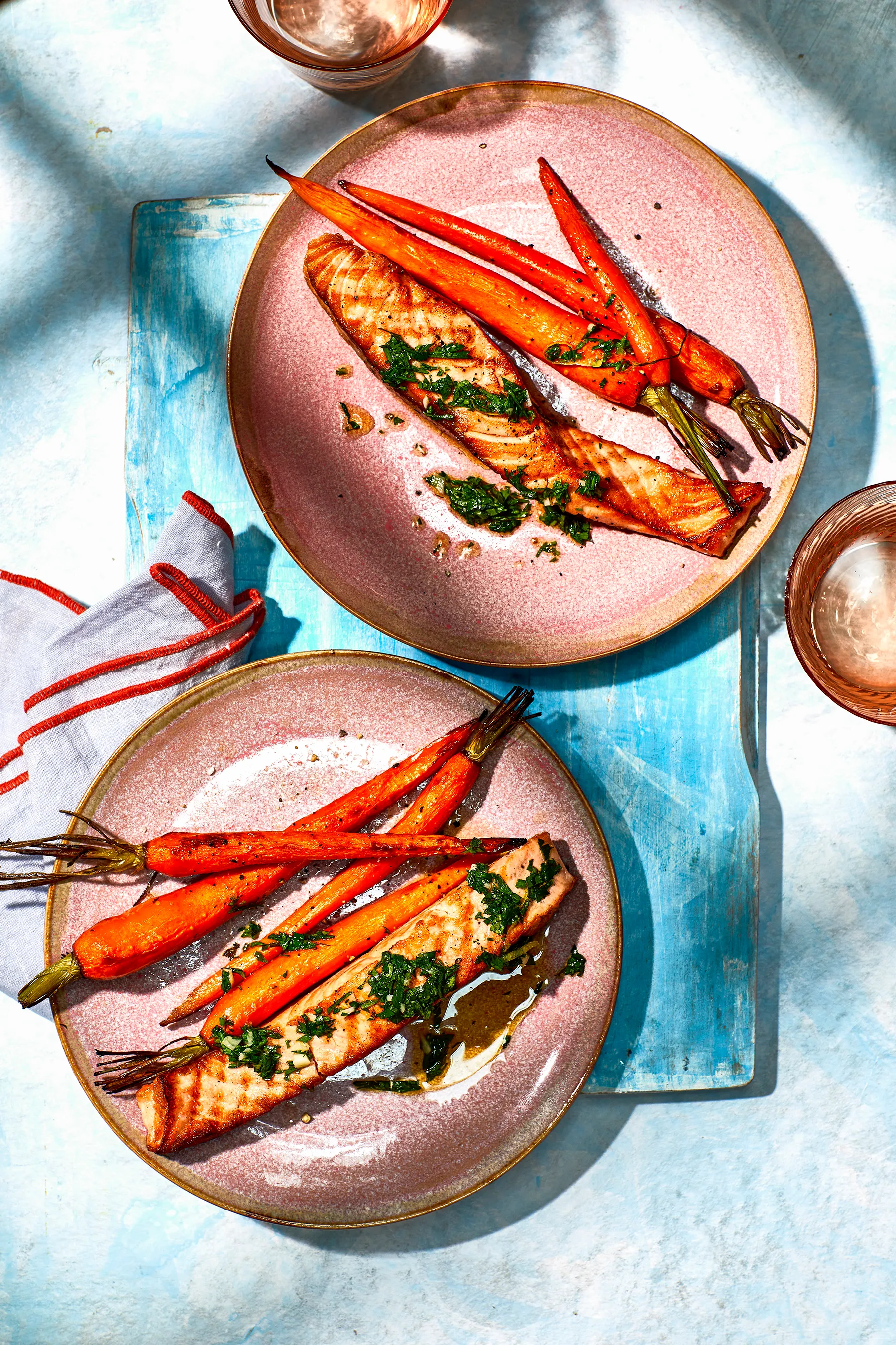 Gegrilde zalm met gremolata