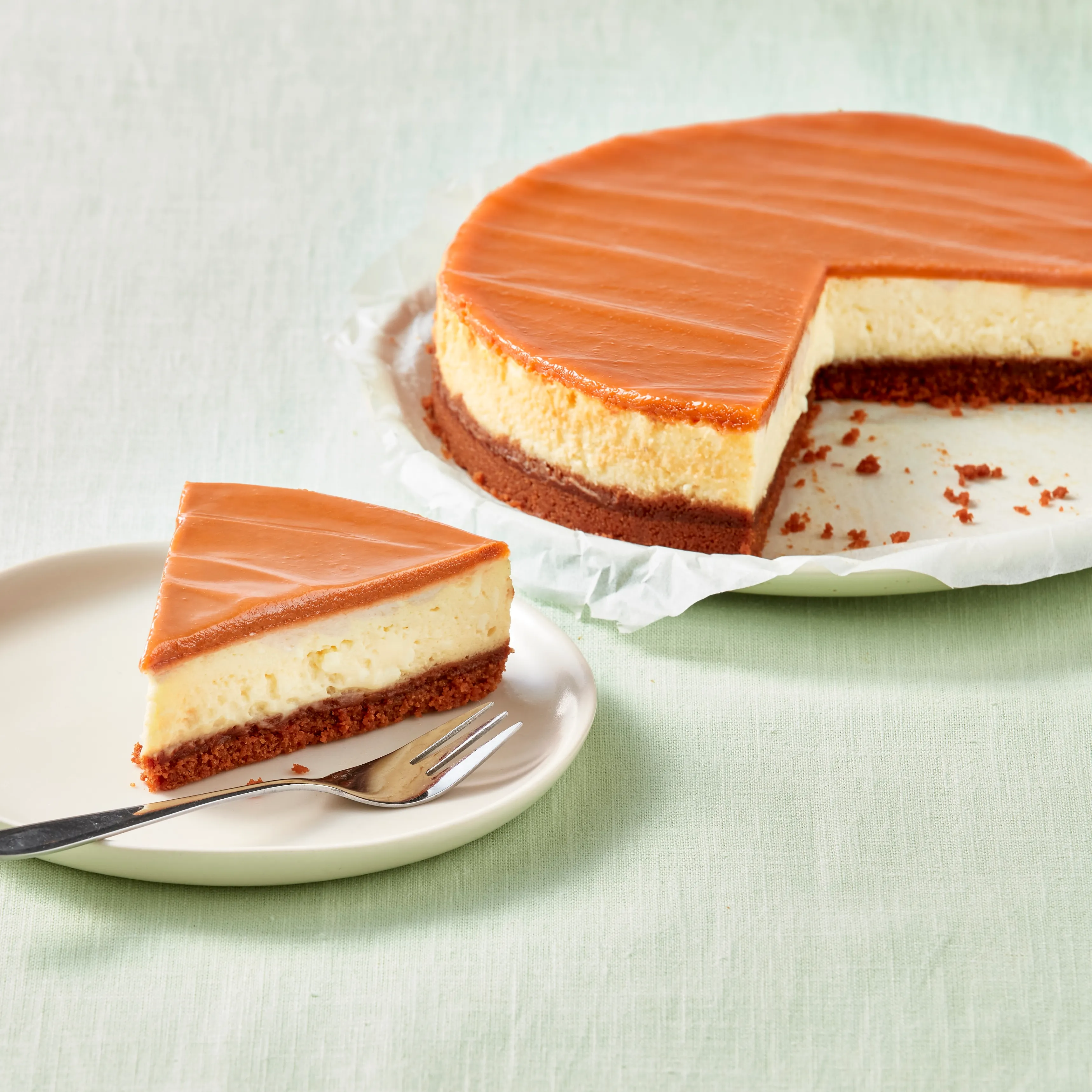 Airfryer cheesecake met speculoos