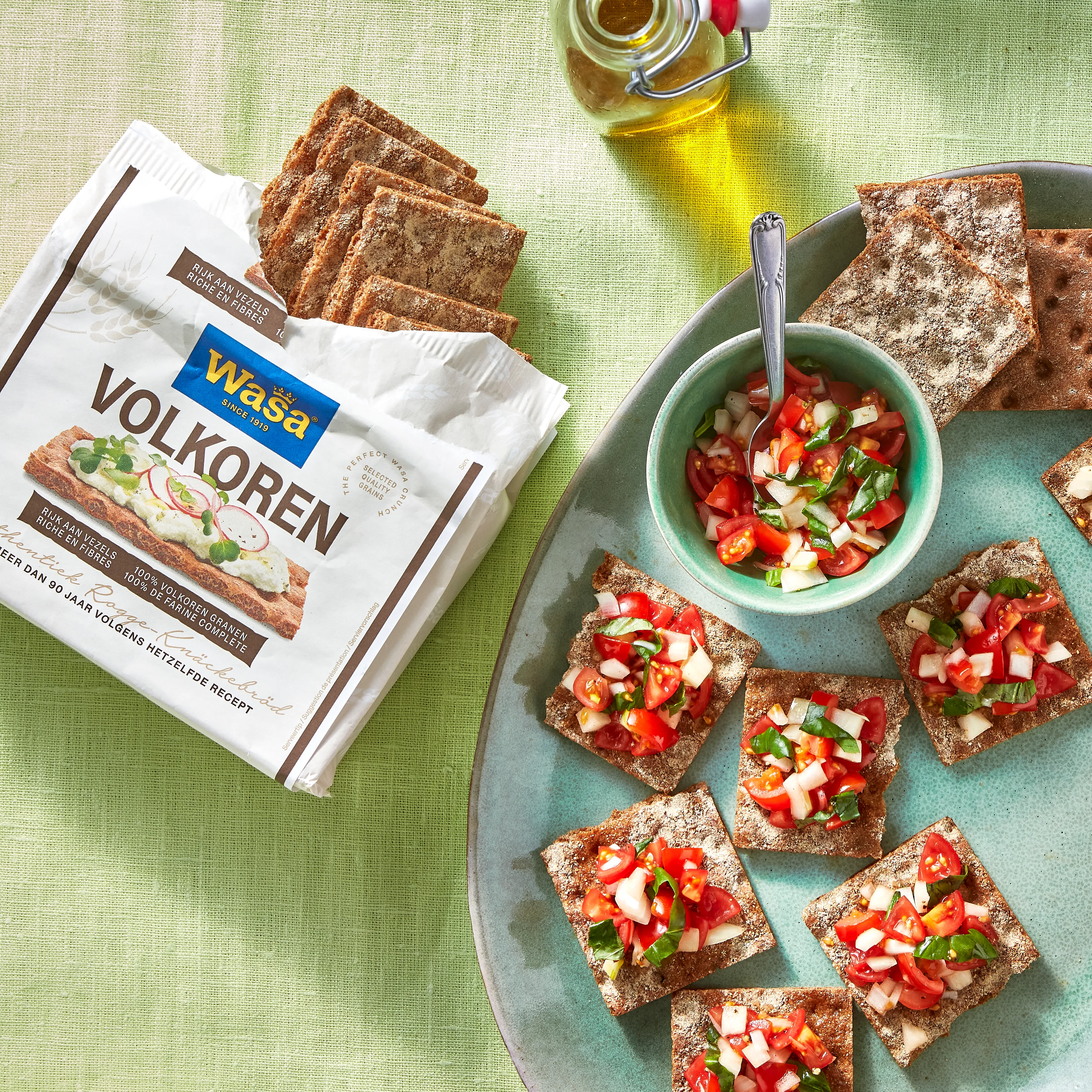 Knäckebrödbruschetta