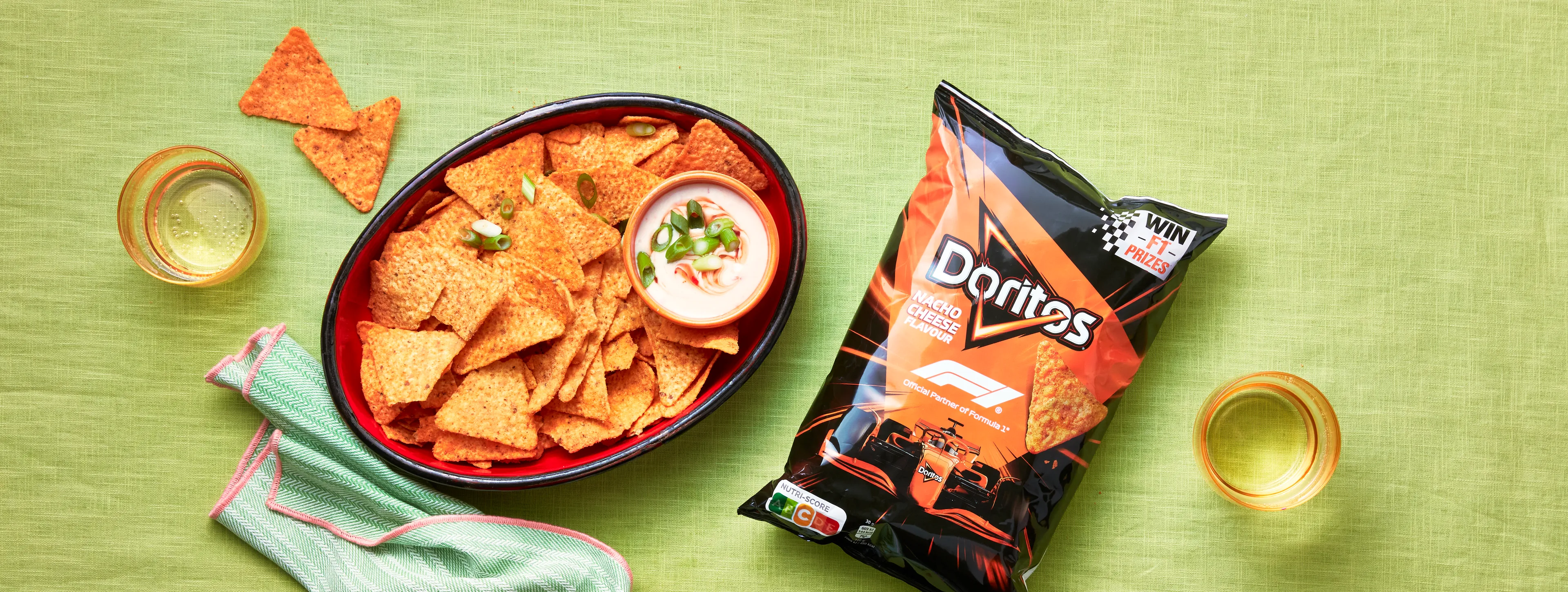 Pit Stop: romige dip met crème fraîche en chilisaus