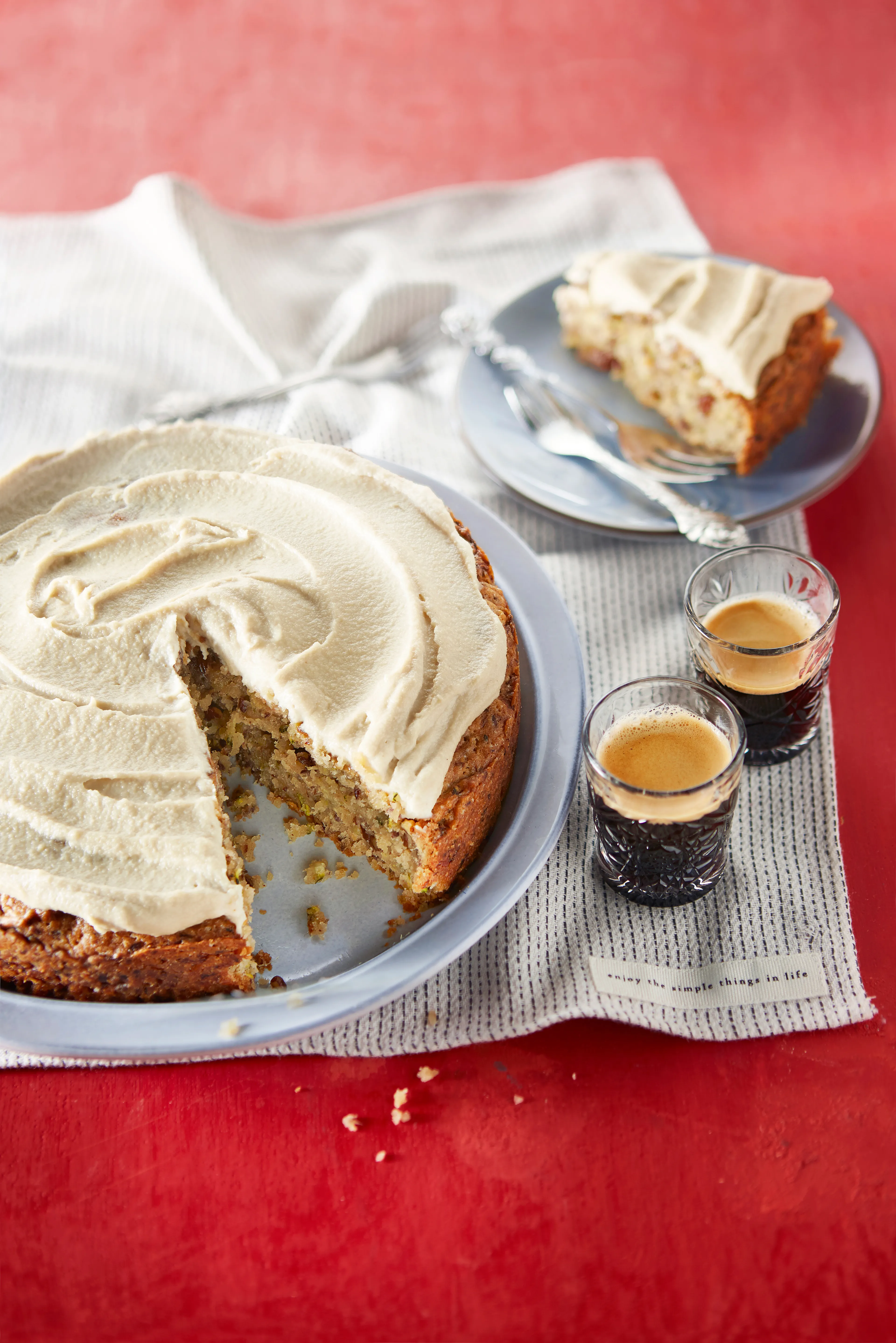 Vegan courgettecake