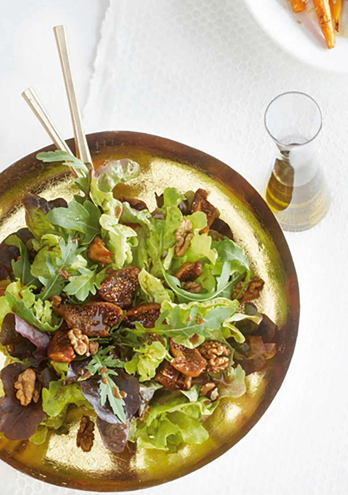 Salade met vijgen en walnoten