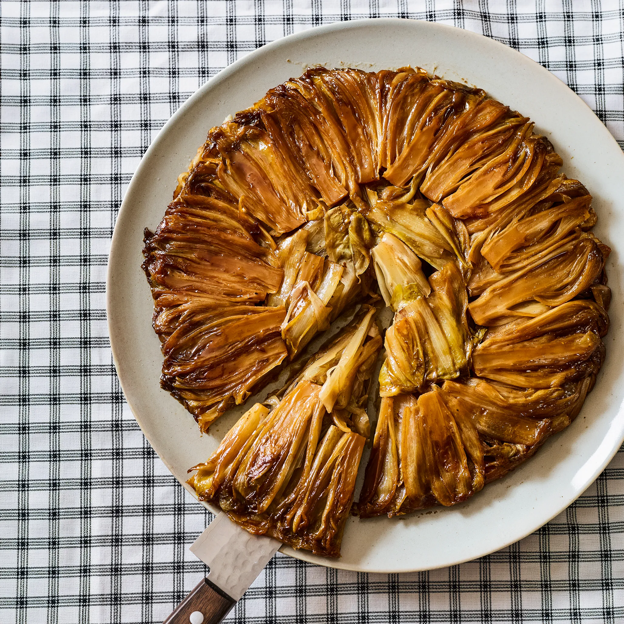 Tarte tartin van witlof van Alain Caron